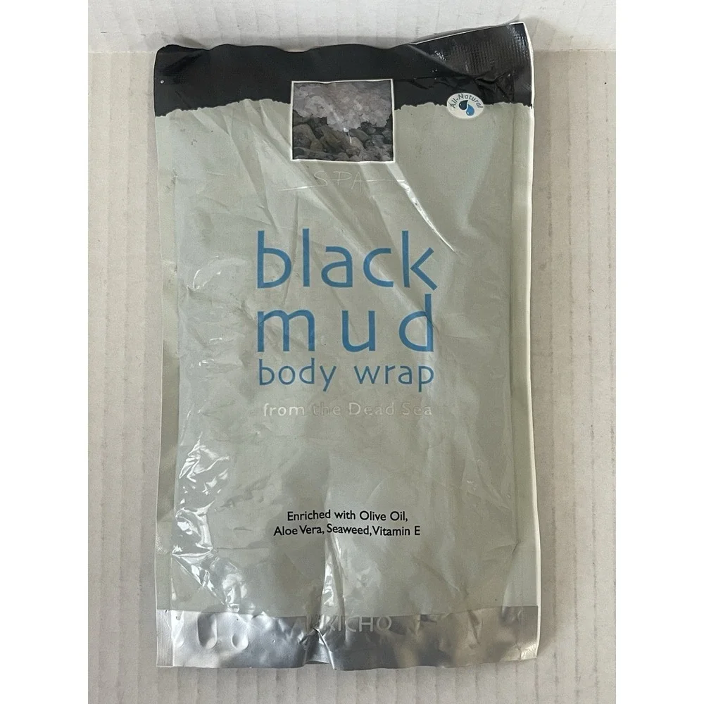 Jericho Black Mud Body Wrap 600g Dead Sea Spa Treatment Made in Israel Sealed